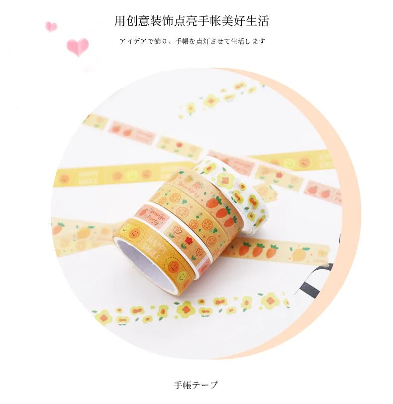 Kawaii Washi Tape Set – 5 Rolls - Onlytenbucks.com
