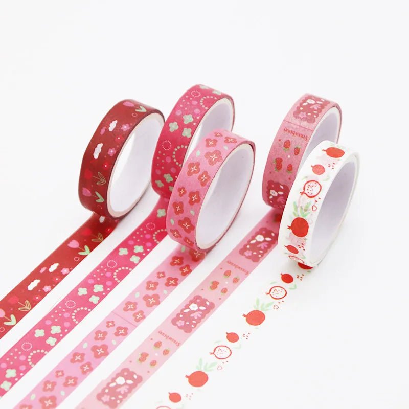 Kawaii Washi Tape Set – 5 Rolls - Onlytenbucks.com