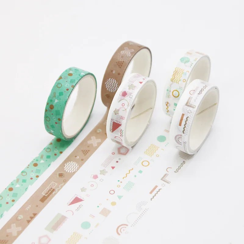 Kawaii Washi Tape Set – 5 Rolls - Onlytenbucks.com