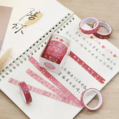 Kawaii Washi Tape Set – 5 Rolls - Onlytenbucks.com