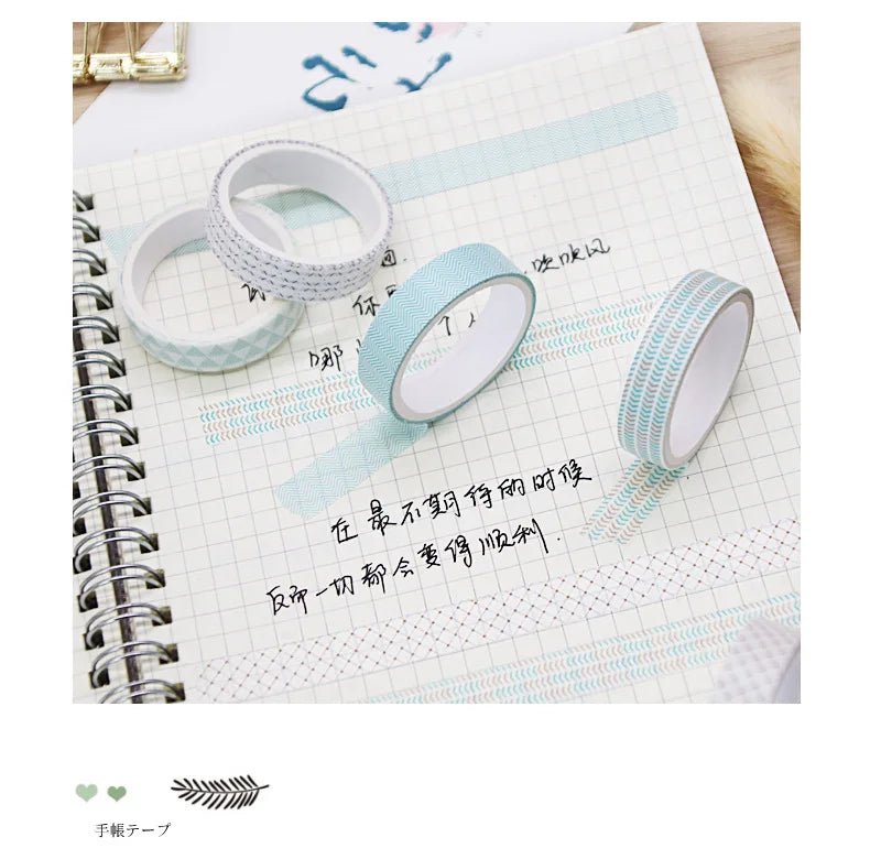 Kawaii Washi Tape Set – 5 Rolls - Onlytenbucks.com