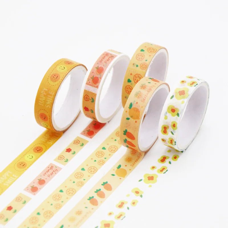 Kawaii Washi Tape Set – 5 Rolls - Onlytenbucks.com