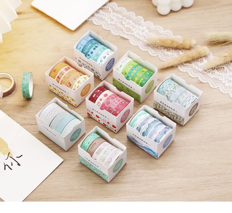 Kawaii Washi Tape Set – 5 Rolls - Onlytenbucks.com