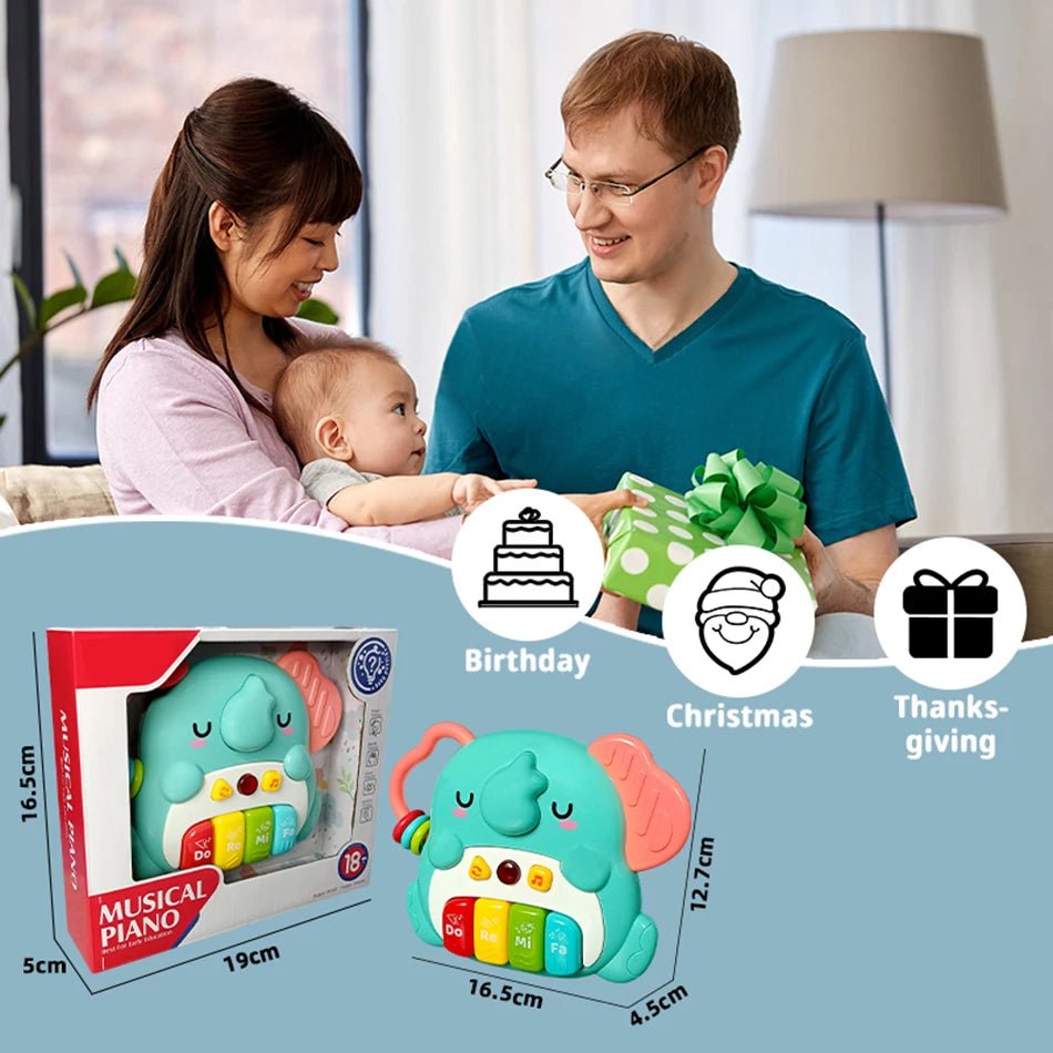 Kids Cartoon Piano Keyboard Toy – Educational Instrument - Onlytenbucks.com