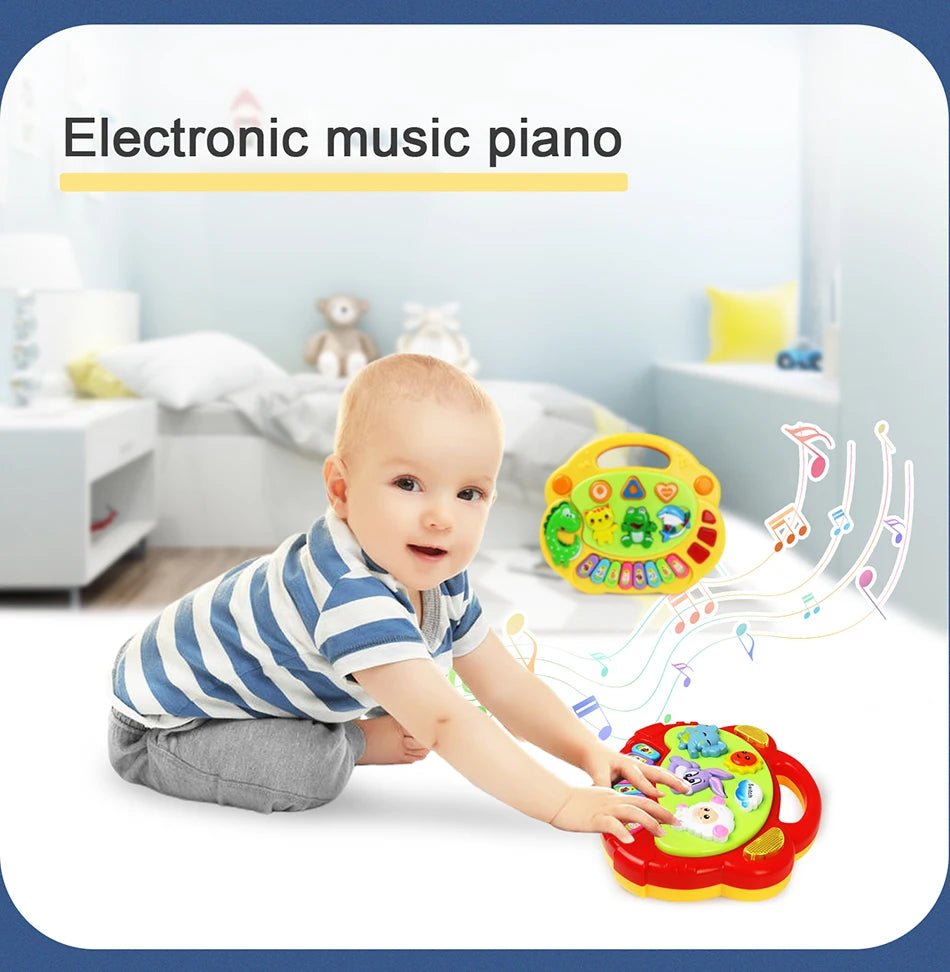 Kids Cartoon Piano Keyboard Toy – Educational Instrument - Onlytenbucks.com