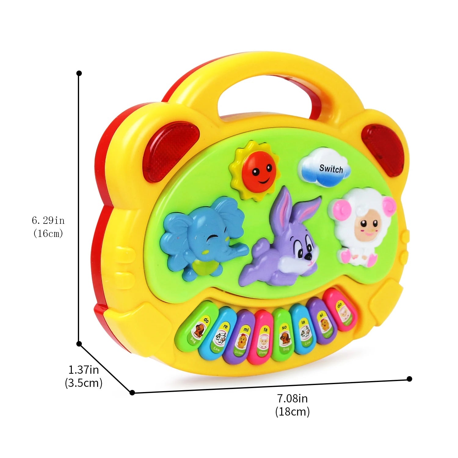 Kids Cartoon Piano Keyboard Toy – Educational Instrument - Onlytenbucks.com