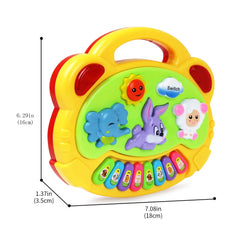 Kids Cartoon Piano Keyboard Toy – Educational Instrument - Onlytenbucks.com