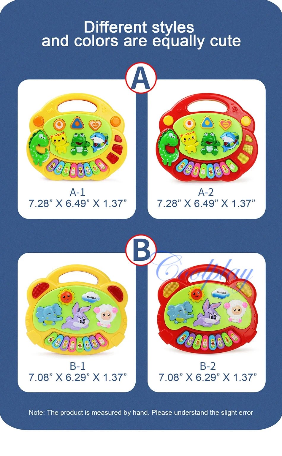 Kids Cartoon Piano Keyboard Toy – Educational Instrument - Onlytenbucks.com