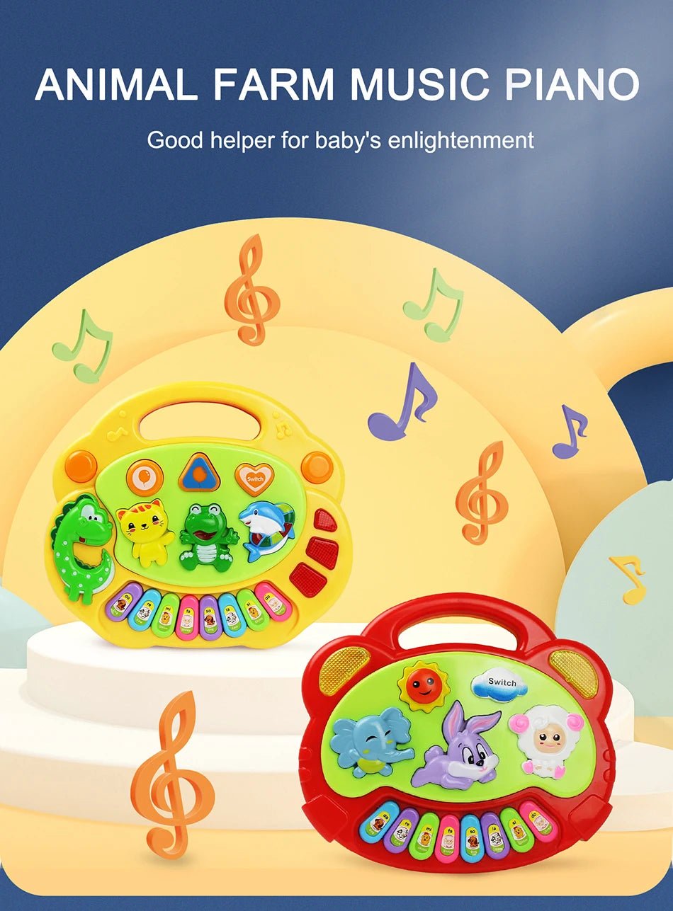 Kids Cartoon Piano Keyboard Toy – Educational Instrument - Onlytenbucks.com