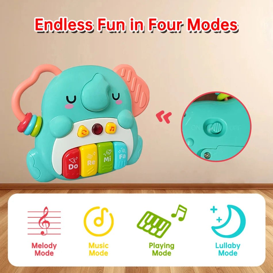 Kids Cartoon Piano Keyboard Toy – Educational Instrument - Onlytenbucks.com