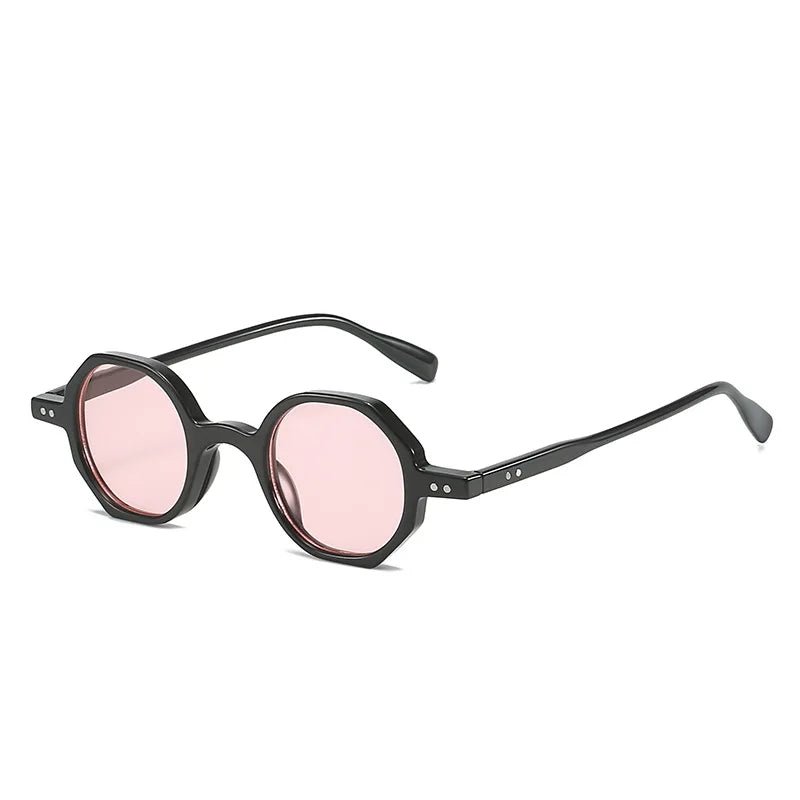 Classic Vintage Sunglasses Men Small Round Retro Punk Ocean Color Sun Glasses Gradient Clear Lens - Onlytenbucks.com