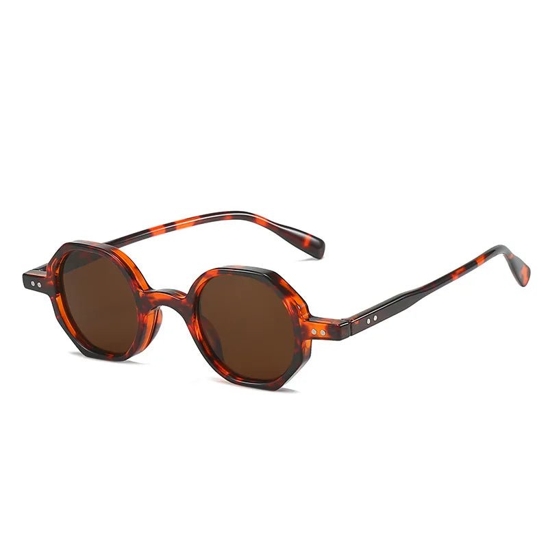 Classic Vintage Sunglasses Men Small Round Retro Punk Ocean Color Sun Glasses Gradient Clear Lens - Onlytenbucks.com