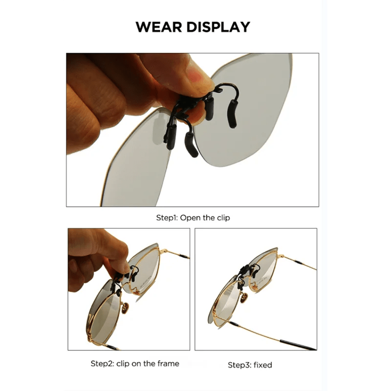 Unisex Clip - On Polarized Sunglasses – UV400 Protection - Onlytenbucks.com