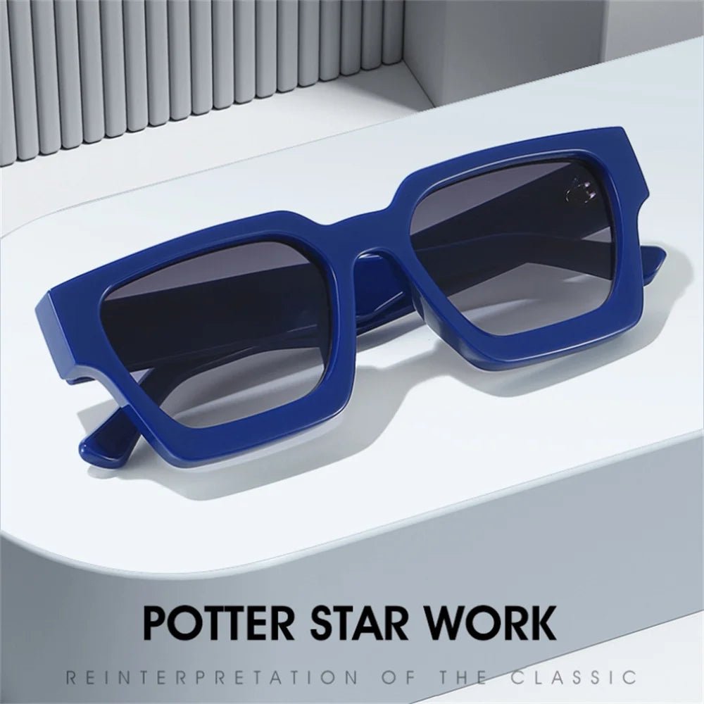 KLASSNUM Square Frame Sunglasses 2025 Luxury Brand Designer Sun Glasses Retro Trendy Shades UV400 - Onlytenbucks.com