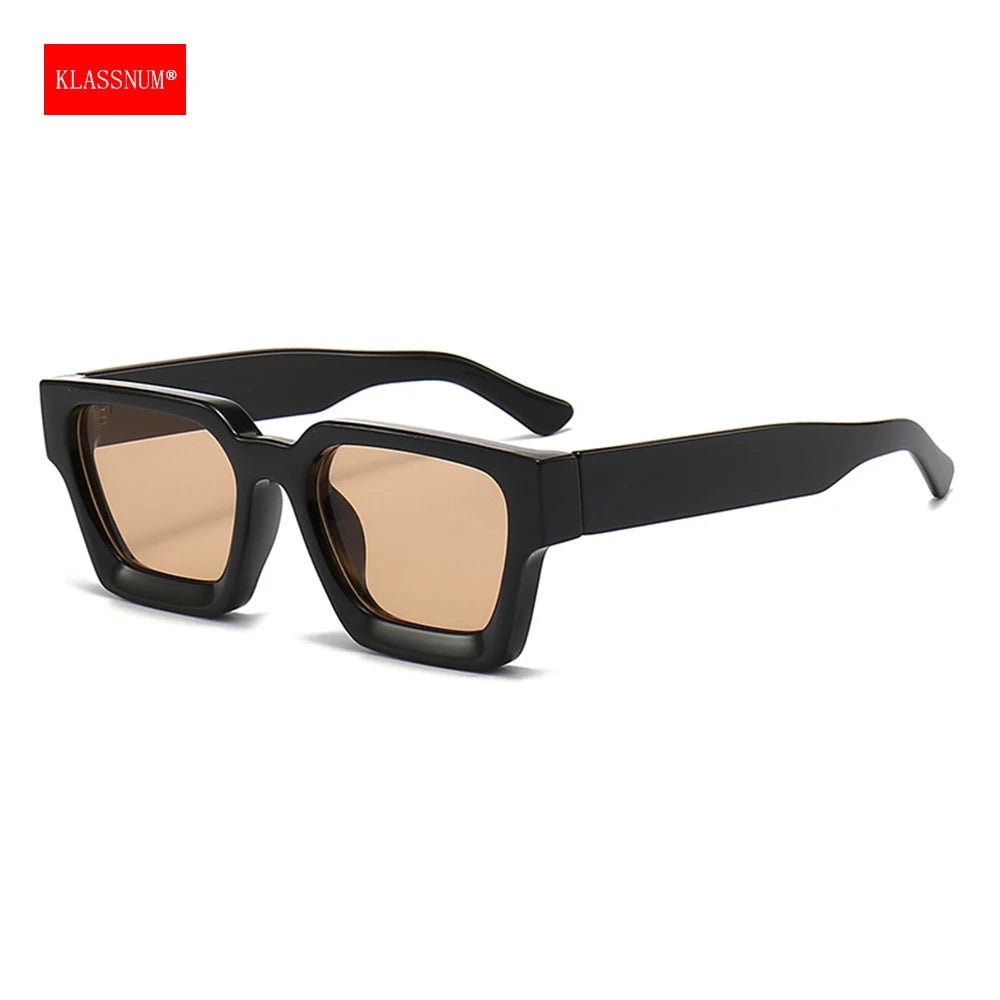KLASSNUM Square Frame Sunglasses 2025 Luxury Brand Designer Sun Glasses Retro Trendy Shades UV400 - Onlytenbucks.com