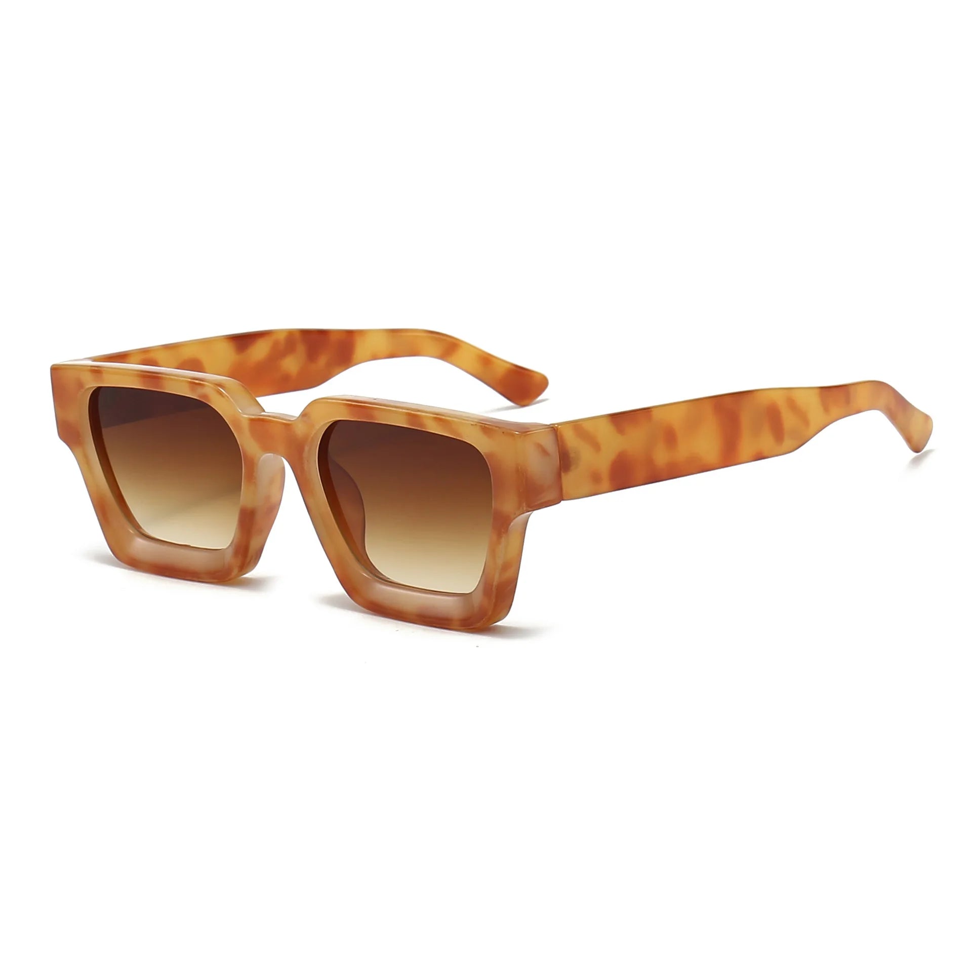 KLASSNUM Square Frame Sunglasses 2025 Luxury Brand Designer Sun Glasses Retro Trendy Shades UV400 - Onlytenbucks.com