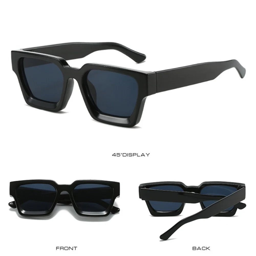 KLASSNUM Square Frame Sunglasses 2025 Luxury Brand Designer Sun Glasses Retro Trendy Shades UV400 - Onlytenbucks.com