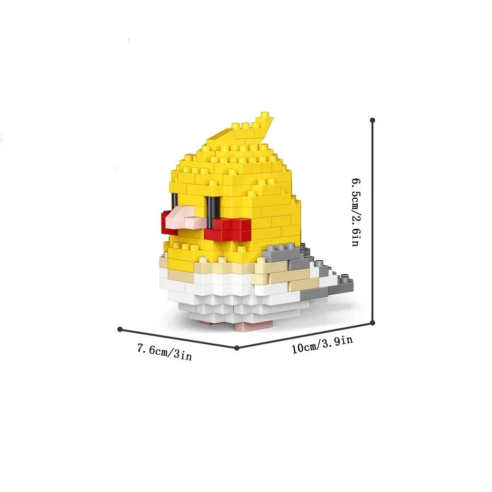 BUILT Colorful Parrot Micro Mini Building Blocks – Educational DIY Toy - Onlytenbucks.com