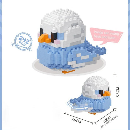 BUILT Colorful Parrot Micro Mini Building Blocks – Educational DIY Toy - Onlytenbucks.com