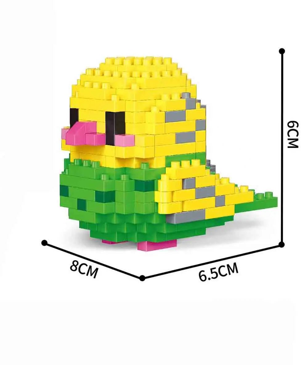BUILT Colorful Parrot Micro Mini Building Blocks – Educational DIY Toy - Onlytenbucks.com
