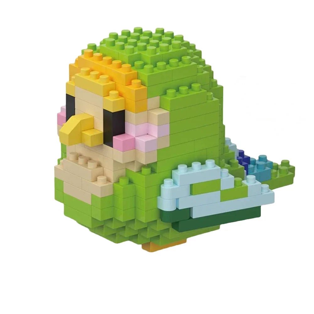 BUILT Colorful Parrot Micro Mini Building Blocks – Educational DIY Toy - Onlytenbucks.com