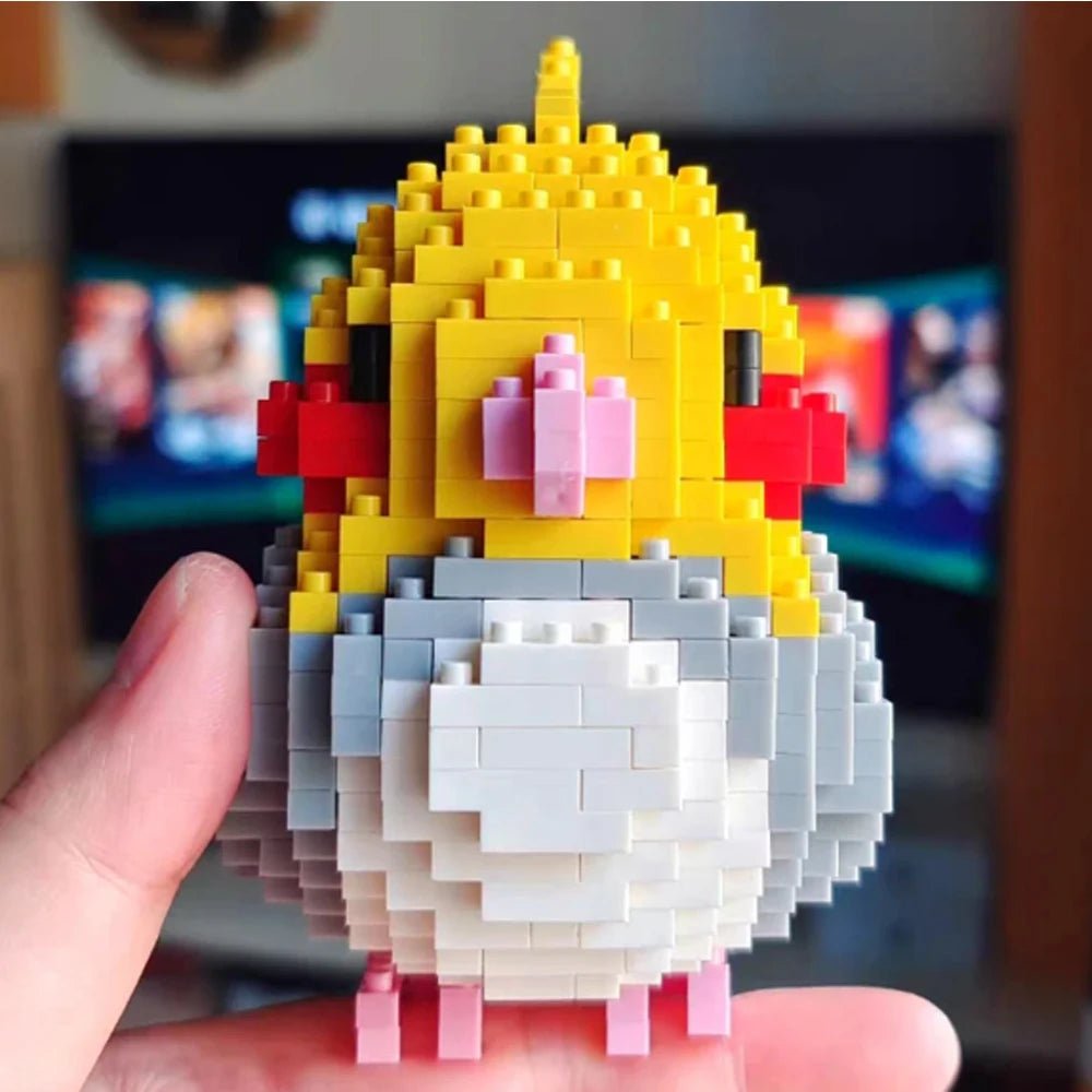 BUILT Colorful Parrot Micro Mini Building Blocks – Educational DIY Toy - Onlytenbucks.com