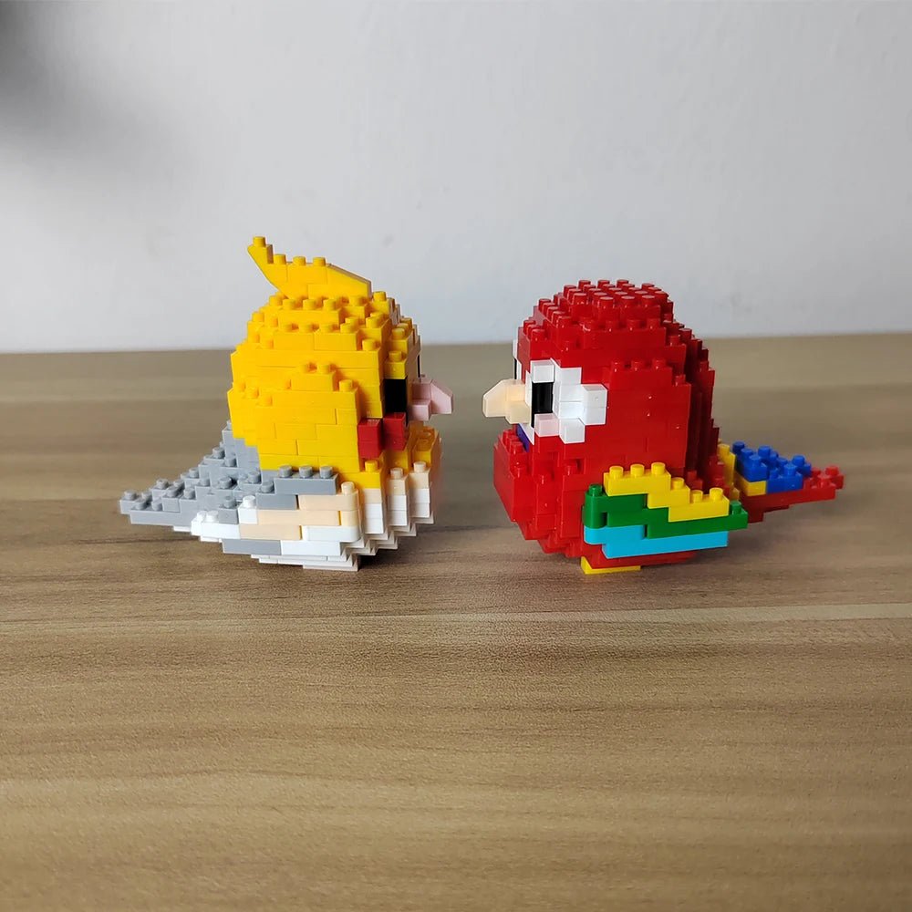 BUILT Colorful Parrot Micro Mini Building Blocks – Educational DIY Toy - Onlytenbucks.com