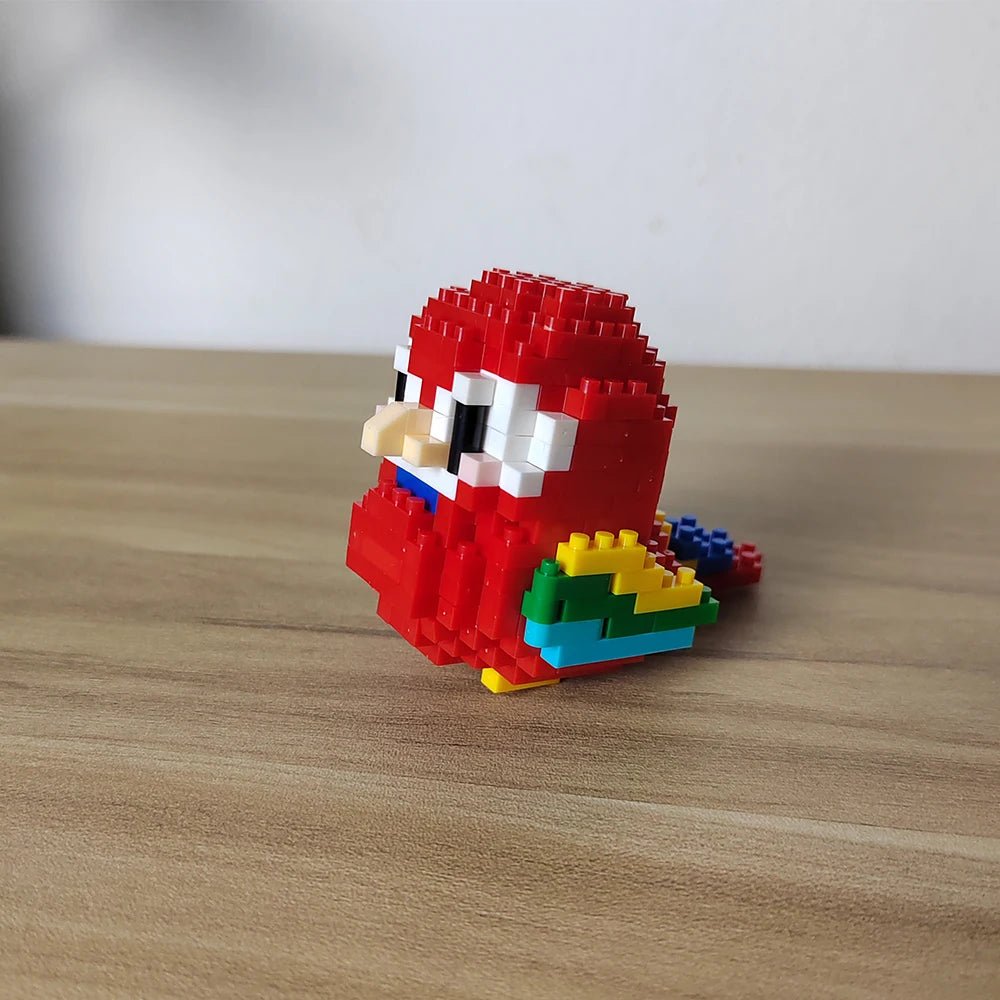 BUILT Colorful Parrot Micro Mini Building Blocks – Educational DIY Toy - Onlytenbucks.com