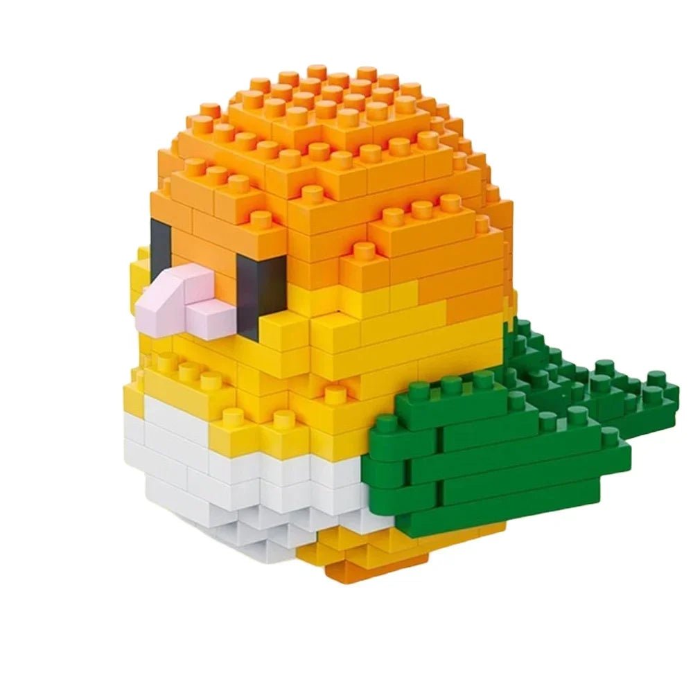 BUILT Colorful Parrot Micro Mini Building Blocks – Educational DIY Toy - Onlytenbucks.com