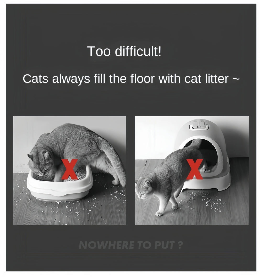 Large Cat Litter Mat – Double Layer Waterproof Honeycomb Design - Onlytenbucks.com