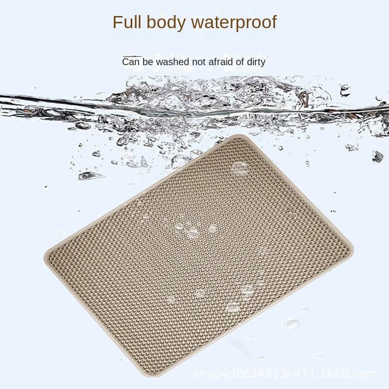 Large Cat Litter Mat – Double Layer Waterproof Honeycomb Design - Onlytenbucks.com