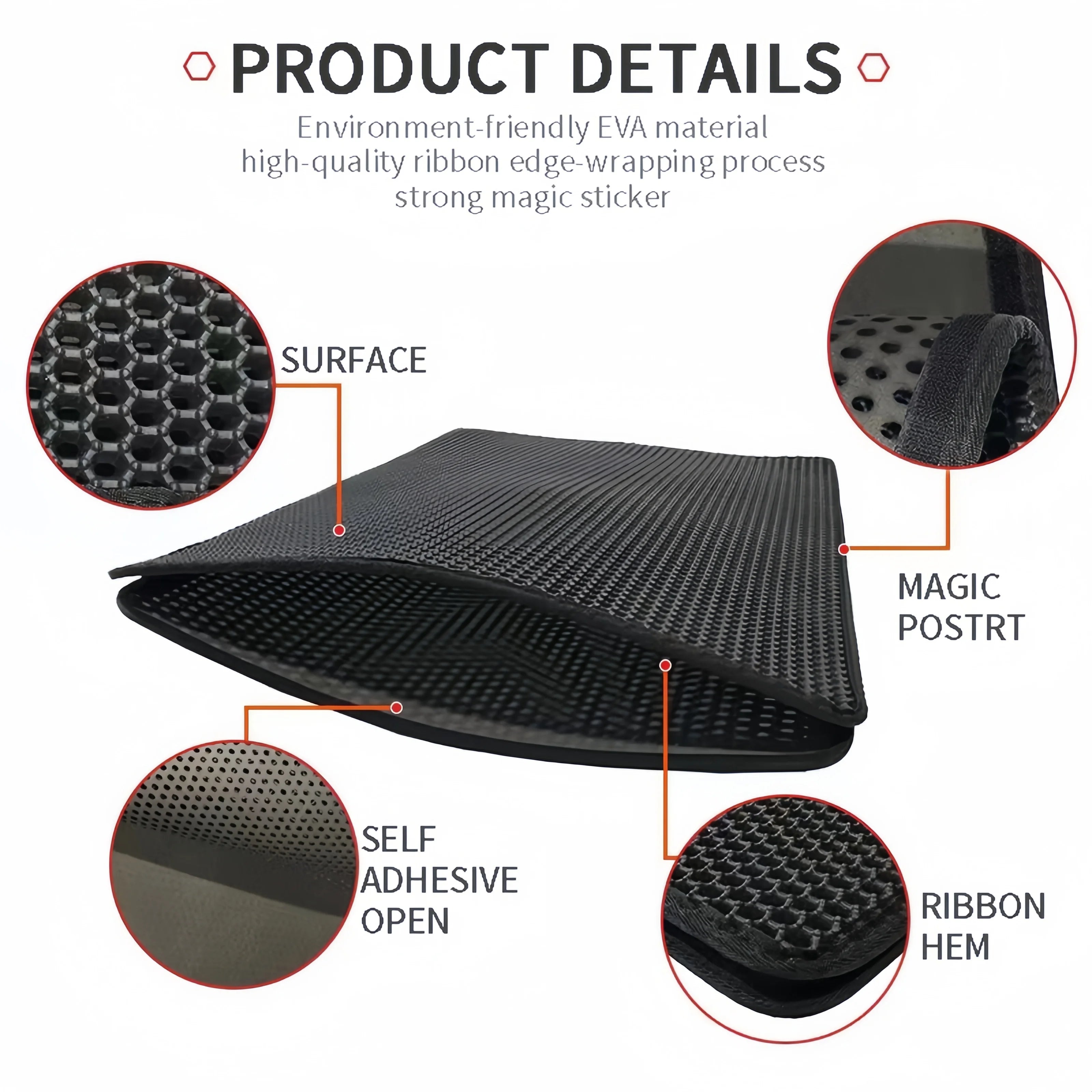 Large Cat Litter Mat – Double Layer Waterproof Honeycomb Design - Onlytenbucks.com