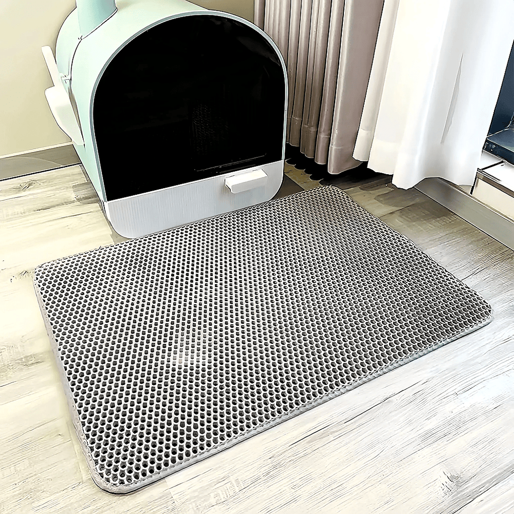 Large Cat Litter Mat – Double Layer Waterproof Honeycomb Design - Onlytenbucks.com