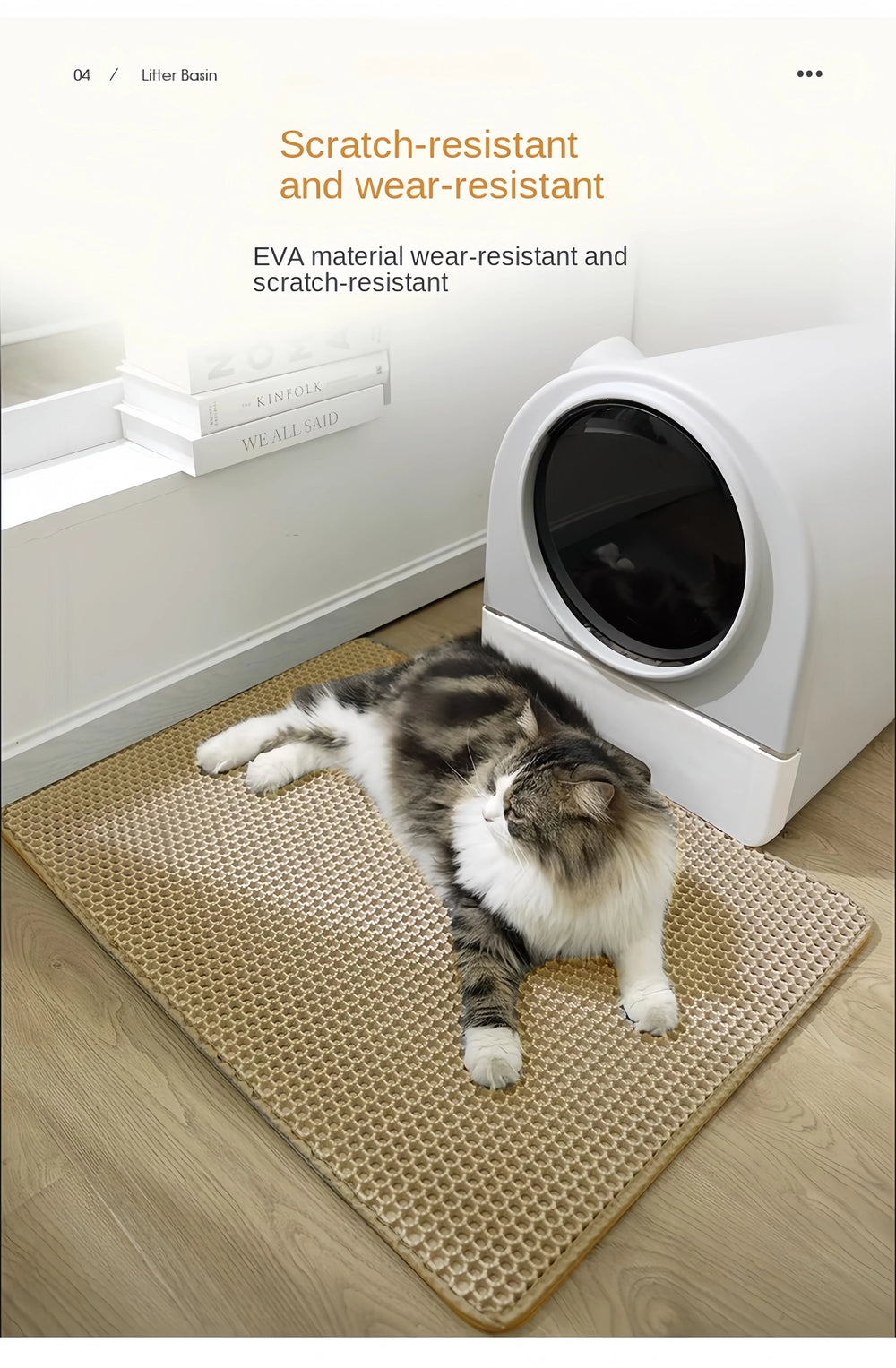 Large Cat Litter Mat – Double Layer Waterproof Honeycomb Design - Onlytenbucks.com
