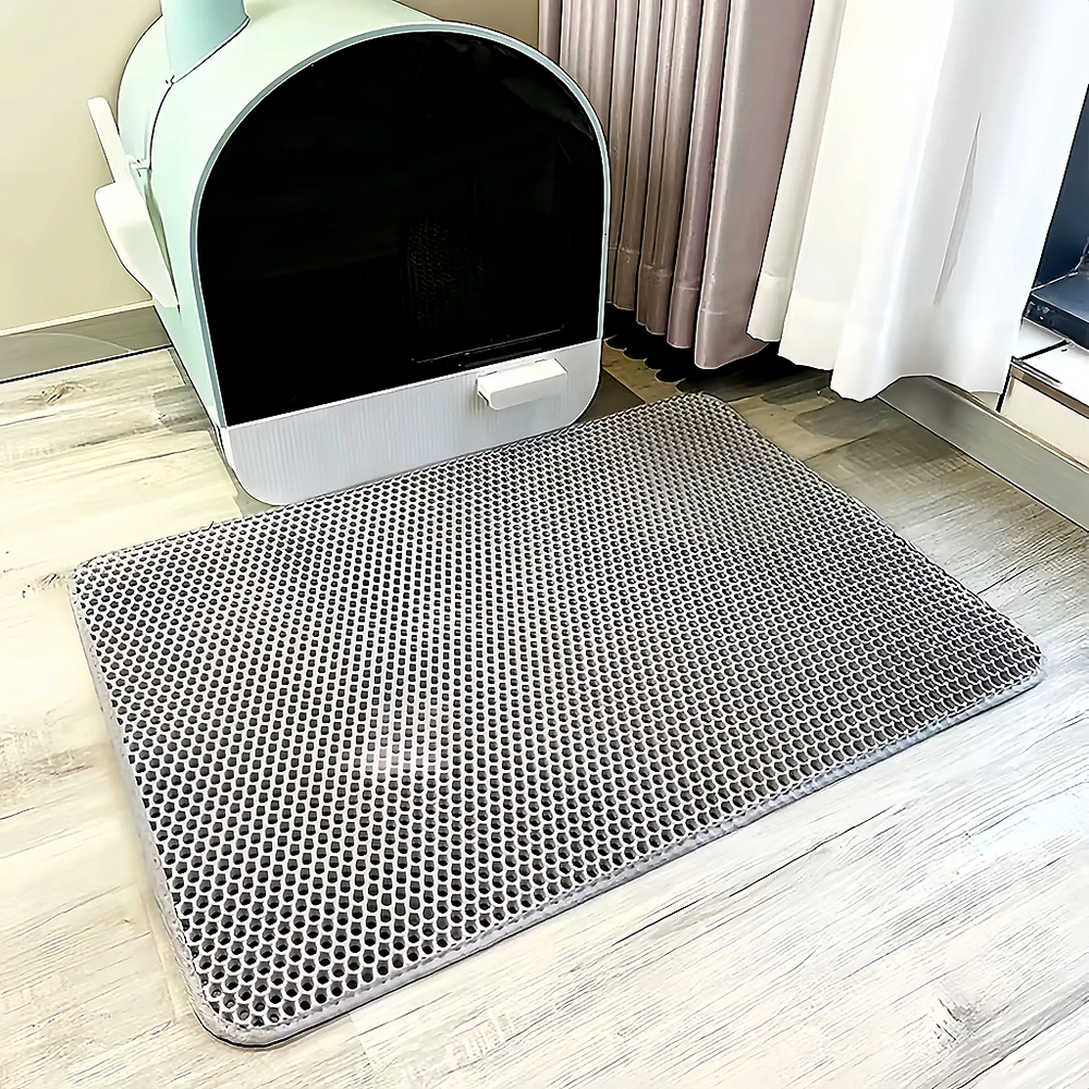 Large Cat Litter Mat – Double Layer Waterproof Honeycomb Design - Onlytenbucks.com