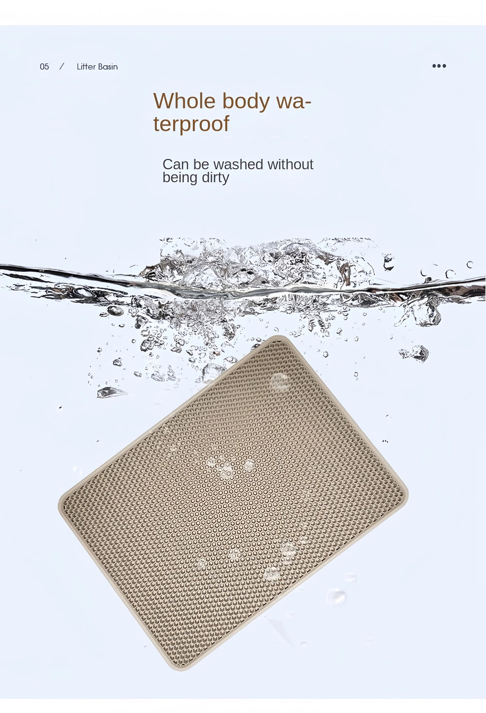 Large Cat Litter Mat – Double Layer Waterproof Honeycomb Design - Onlytenbucks.com