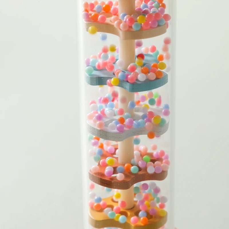 Let's Make Montessori Rain Stick Rattle – Colorful Wooden Sensory Toy - Onlytenbucks.com