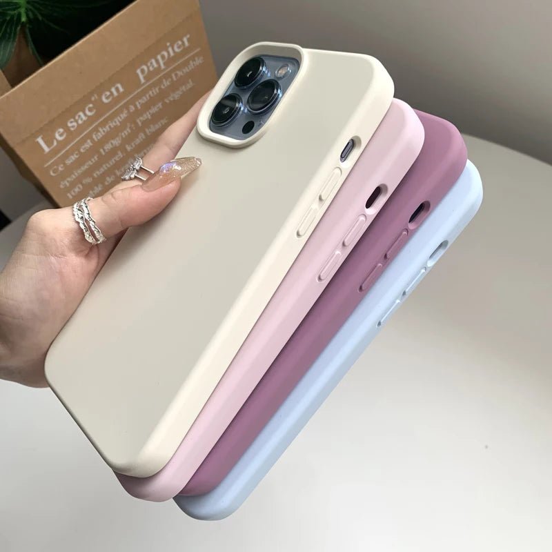 Liquid Silicone Phone Case – Full Coverage Protective Cover - Onlytenbucks.com