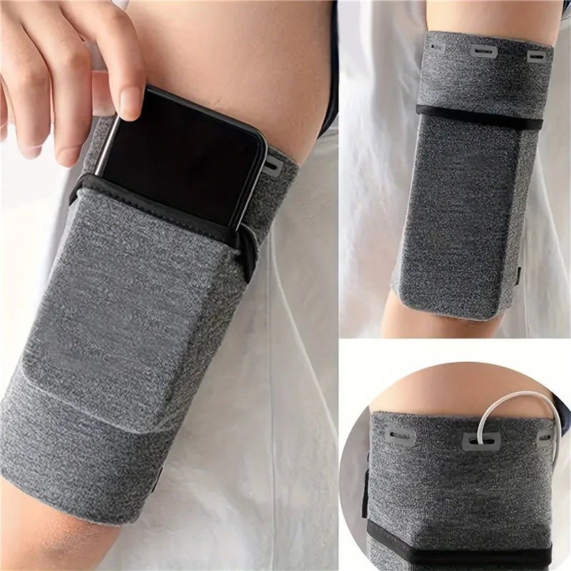 Adjustable Sports Arm Bag – Phone Armband with Earphone Access - Onlytenbucks.com