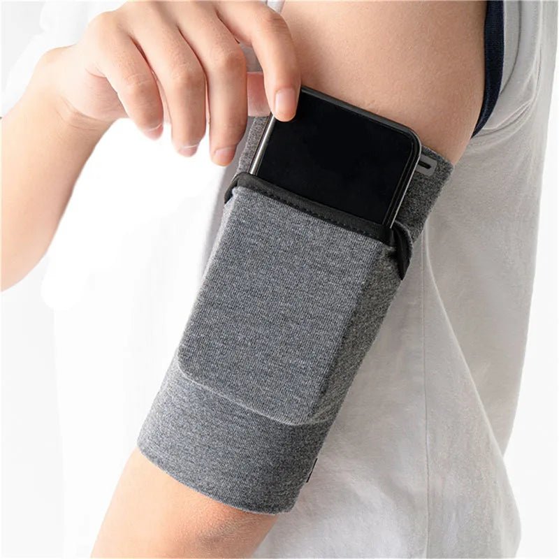 Adjustable Sports Arm Bag – Phone Armband with Earphone Access - Onlytenbucks.com