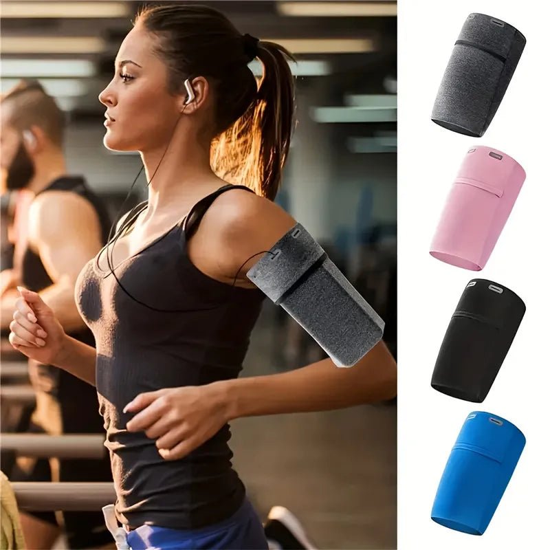 Adjustable Sports Arm Bag – Phone Armband with Earphone Access - Onlytenbucks.com