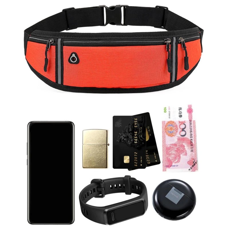 Waterproof Running Waist Bag – Lightweight Reflective Fanny Pack - Onlytenbucks.com