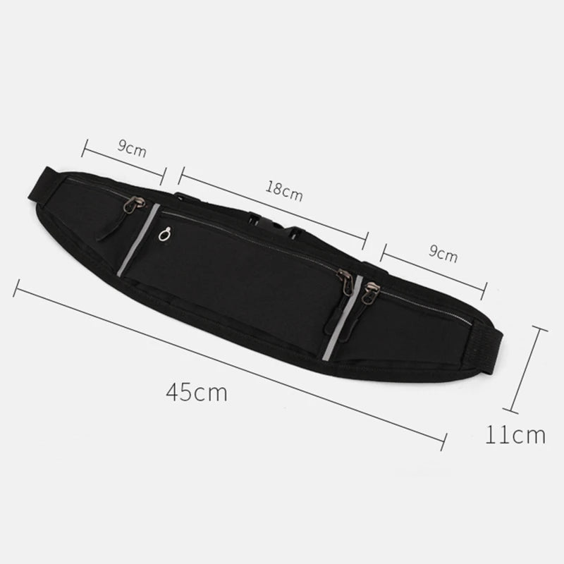 LKEEP Waterproof Running Waist Bag – Lightweight Reflective Fanny Pack with Adjustable Strap - Onlytenbucks.com