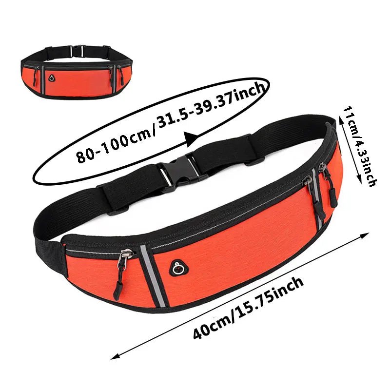 Waterproof Running Waist Bag – Lightweight Reflective Fanny Pack - Onlytenbucks.com