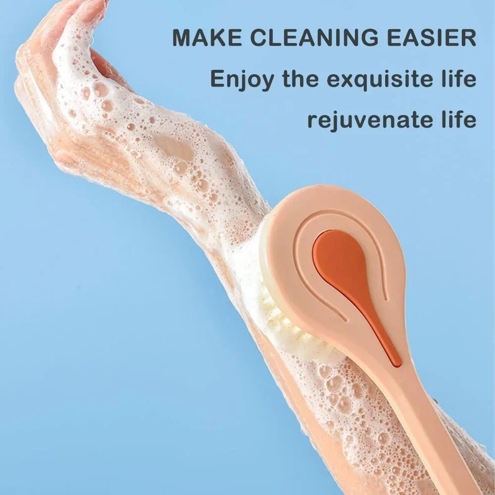 Long Handle Soft Bristle Bath Brush – Back Scrubber - Onlytenbucks.com