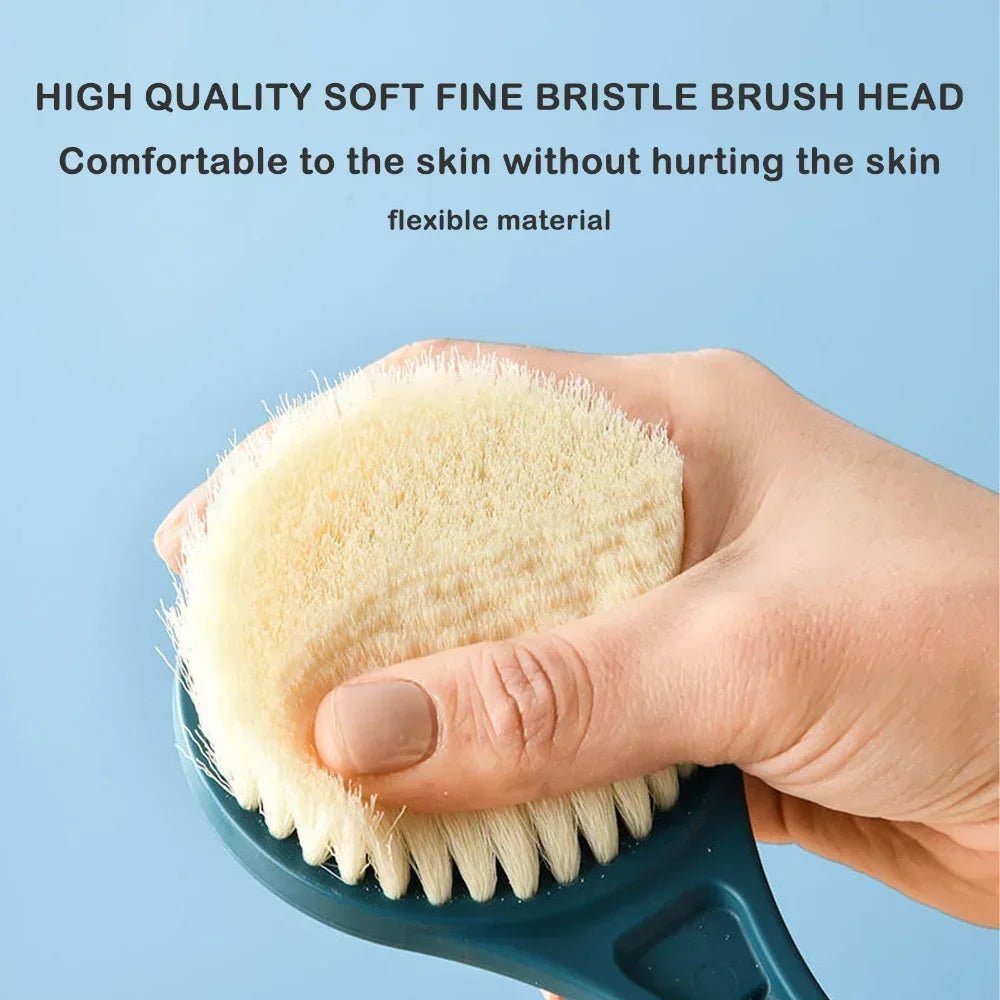 Long Handle Soft Bristle Bath Brush – Back Scrubber - Onlytenbucks.com