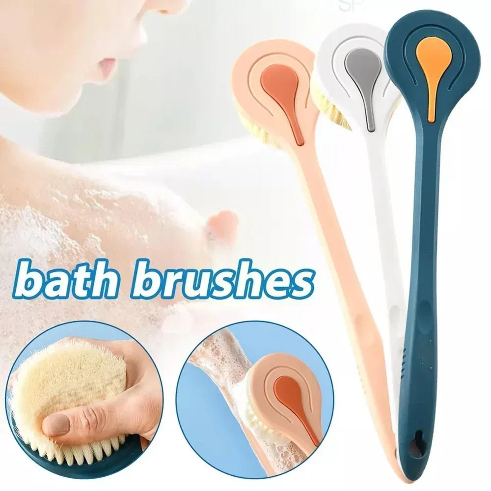 Long Handle Soft Bristle Bath Brush – Back Scrubber - Onlytenbucks.com