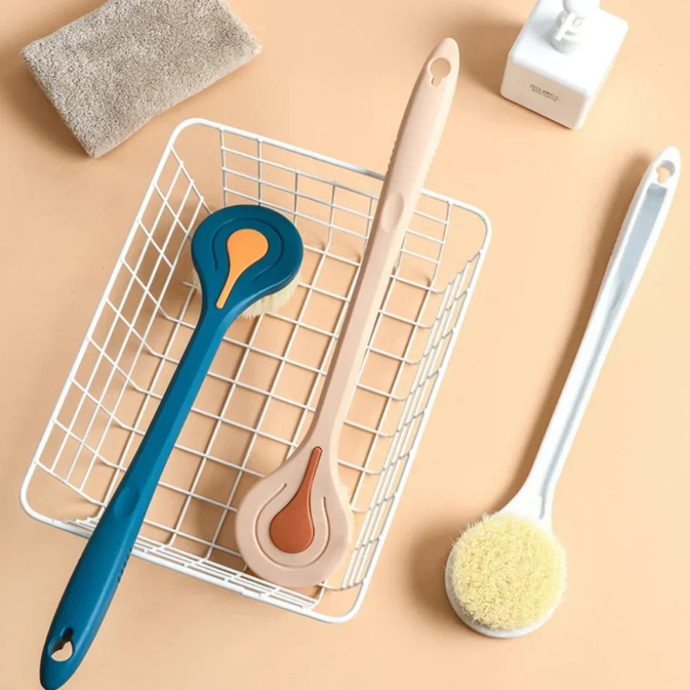 Long Handle Soft Bristle Bath Brush – Back Scrubber - Onlytenbucks.com
