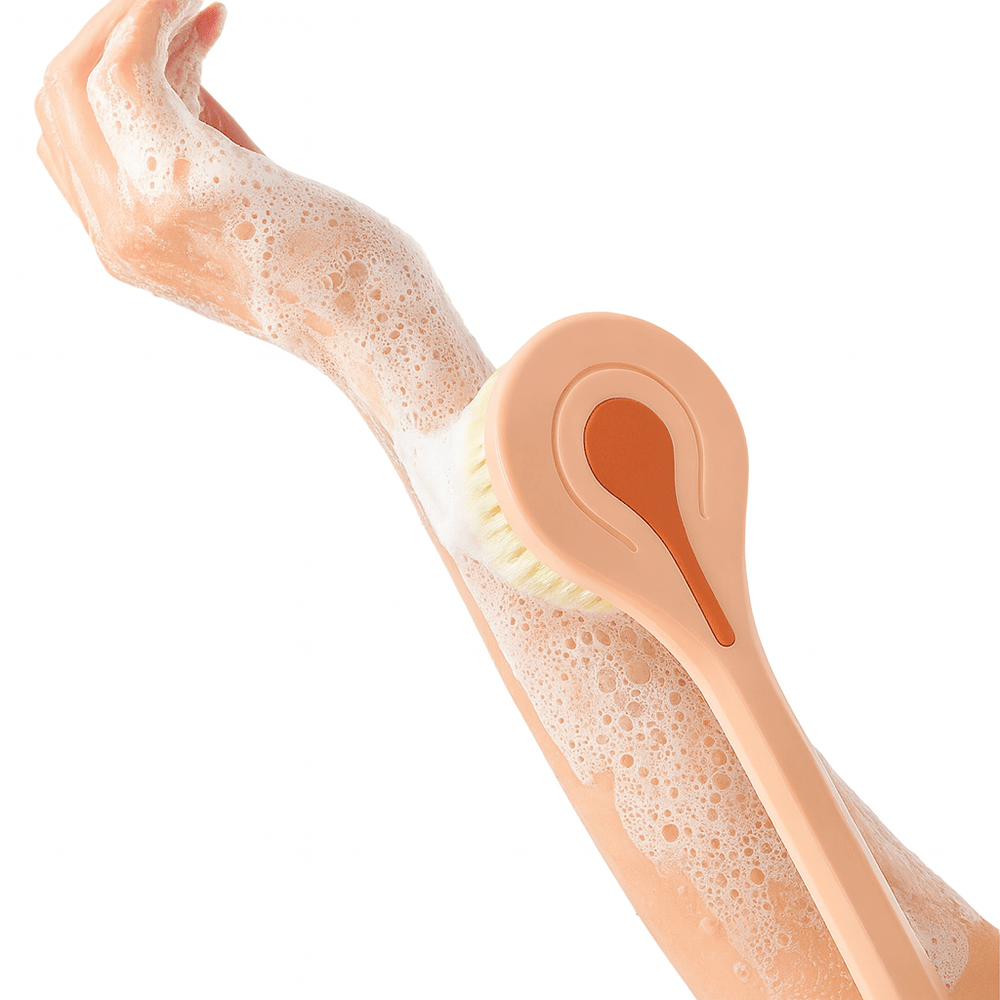 Long Handle Soft Bristle Bath Brush – Back Scrubber - Onlytenbucks.com