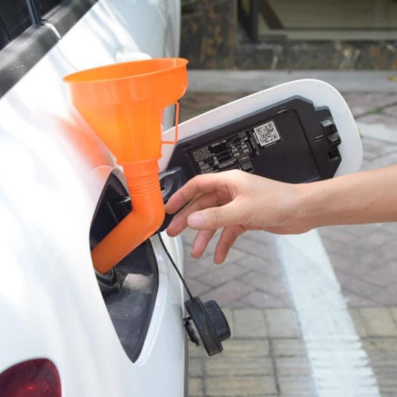 Long Mouth Refueling Funnel with Filter – Car and Motorcycle Engine Oil Filling Tool - Onlytenbucks.com